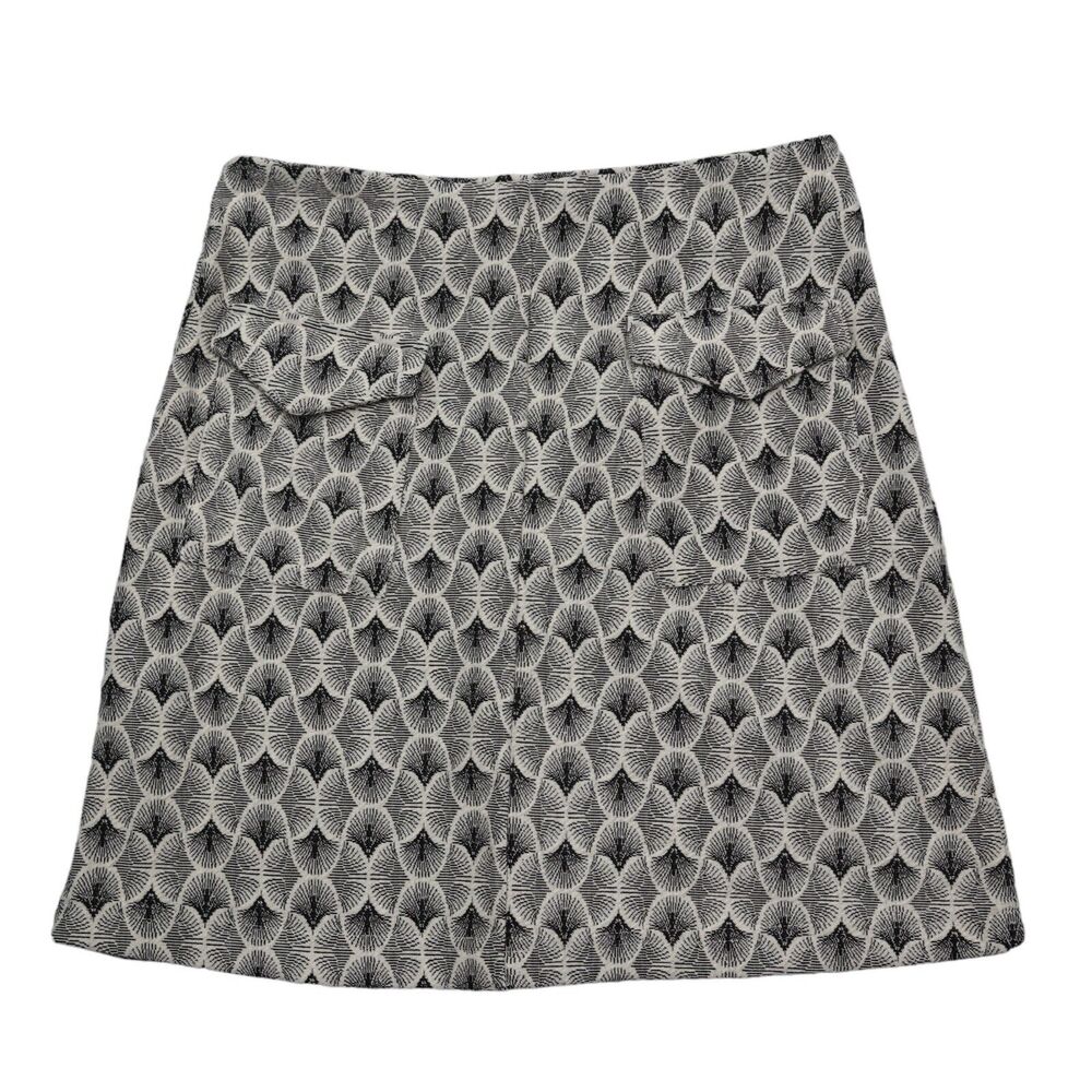 Sans Souci Skirt Womens S Multicolor Short Straight Pencil Stretch Pocket Zip